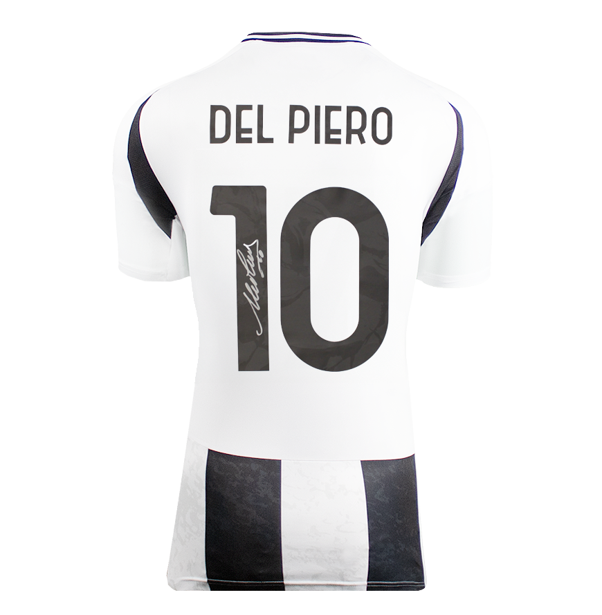 Alessandro Del Piero Juventus 2024-25 Shirt Autographed Autograph Signed Juventus Jersey DEL PIERO Signed Juventus Alex Del Piero jERSEY Juventus  SIGNED  Shirt ICONS