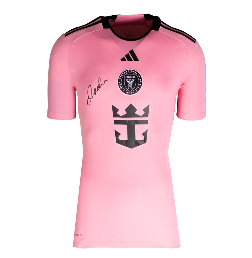 David Beckham David Beckham Inter Miami 2024-25 Jersey  Autographed Autograph Signed iNTER Miami David Beckham Autograph  Jersey BECKHAM  Signed  Shirt ICONS