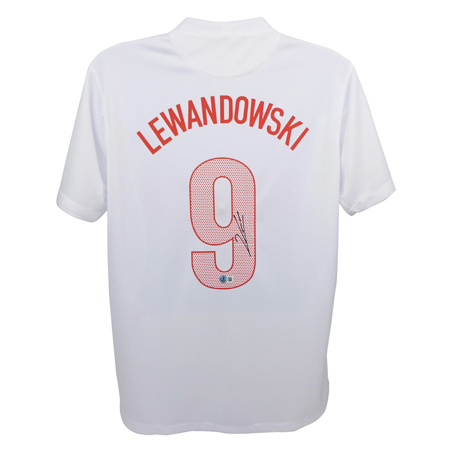 Jersey Robert Lewandoski  Poland 2012 2014 Autograph Jersey Signed Autographed LEWANDOSKI 9 Beckett Authentication Poland 2012 2014
