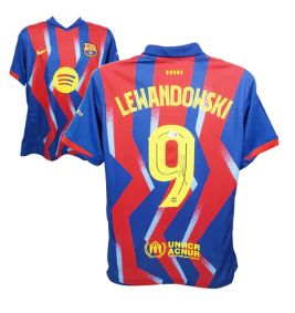 Jersey Robert Lewandoski  Barcelona 2025 2026 Autograph Jersey Signed Autographed LEWANDOSKI 9 Beckett Authentication Barcelona 25/26