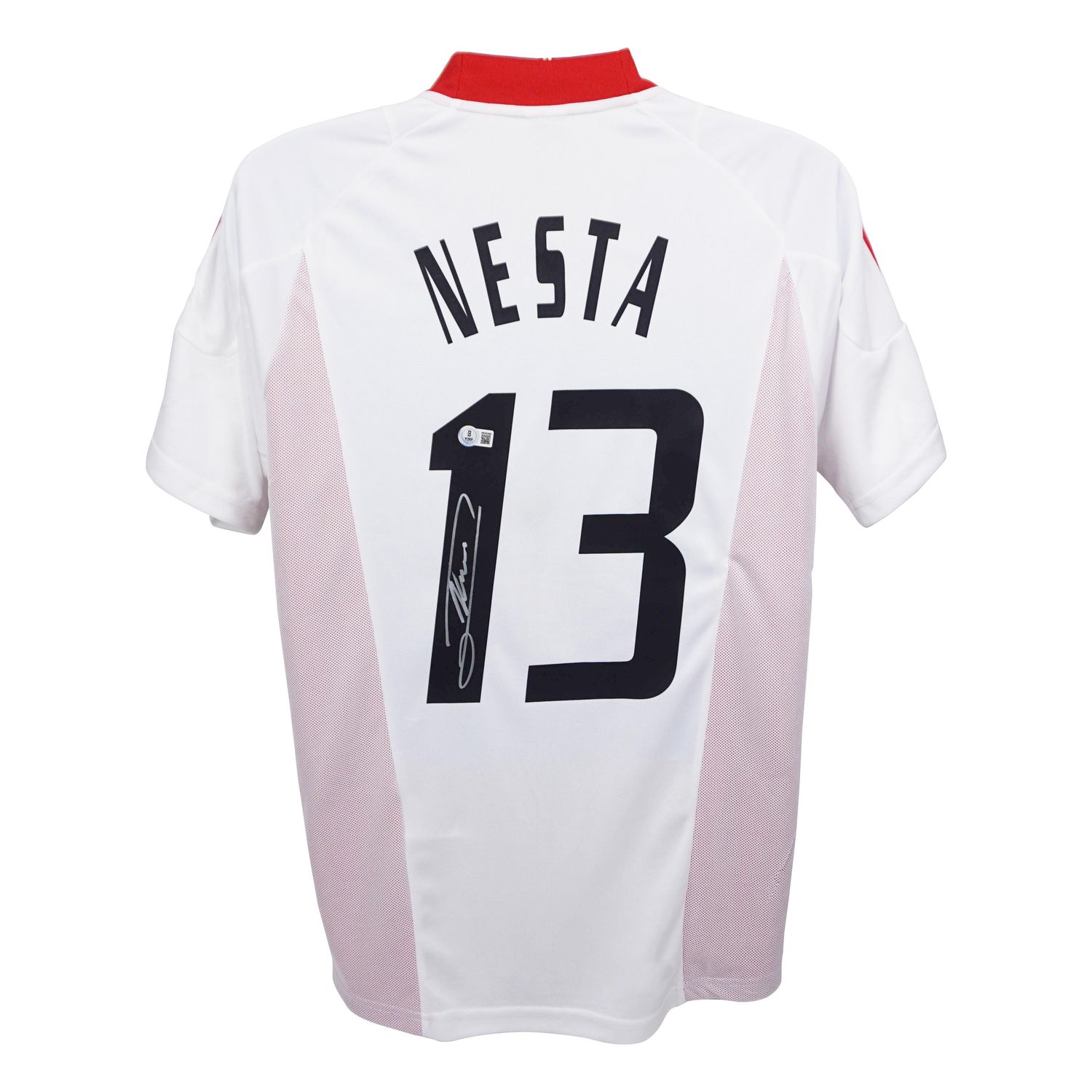 Jersey Alessandro Nesta 13 Milan Final Champions League Season NESTA Autografata Jersey Signed Milan 2003 Vs Juventus  Alessandro Nesta Milan  Jersey MILAN NESTA 13 Milan Final Champions 2003  Replica