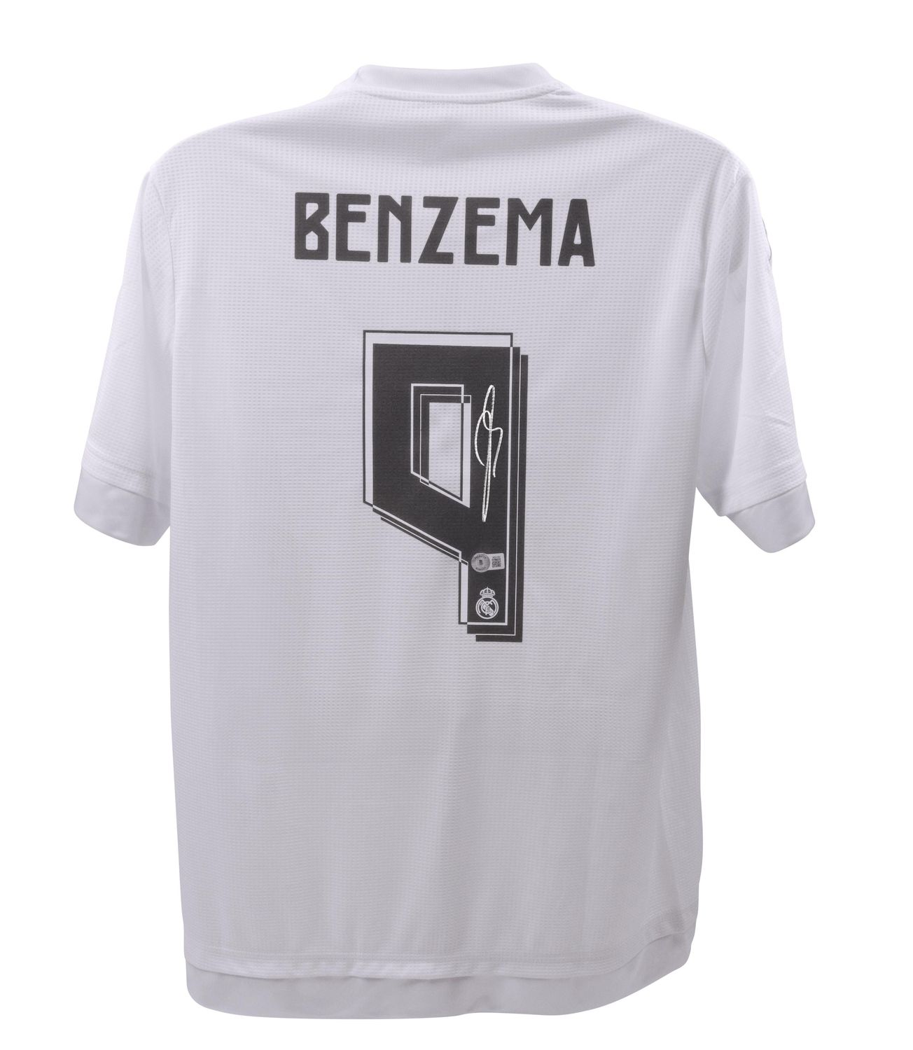Jersey Karim Benzema 9  Real Madrid Signed Autograph BENZEMA Real Madrid Blancos 2015 2016  Autographed Jersey Autograph Karim Benzema 15/16 Real Madrid