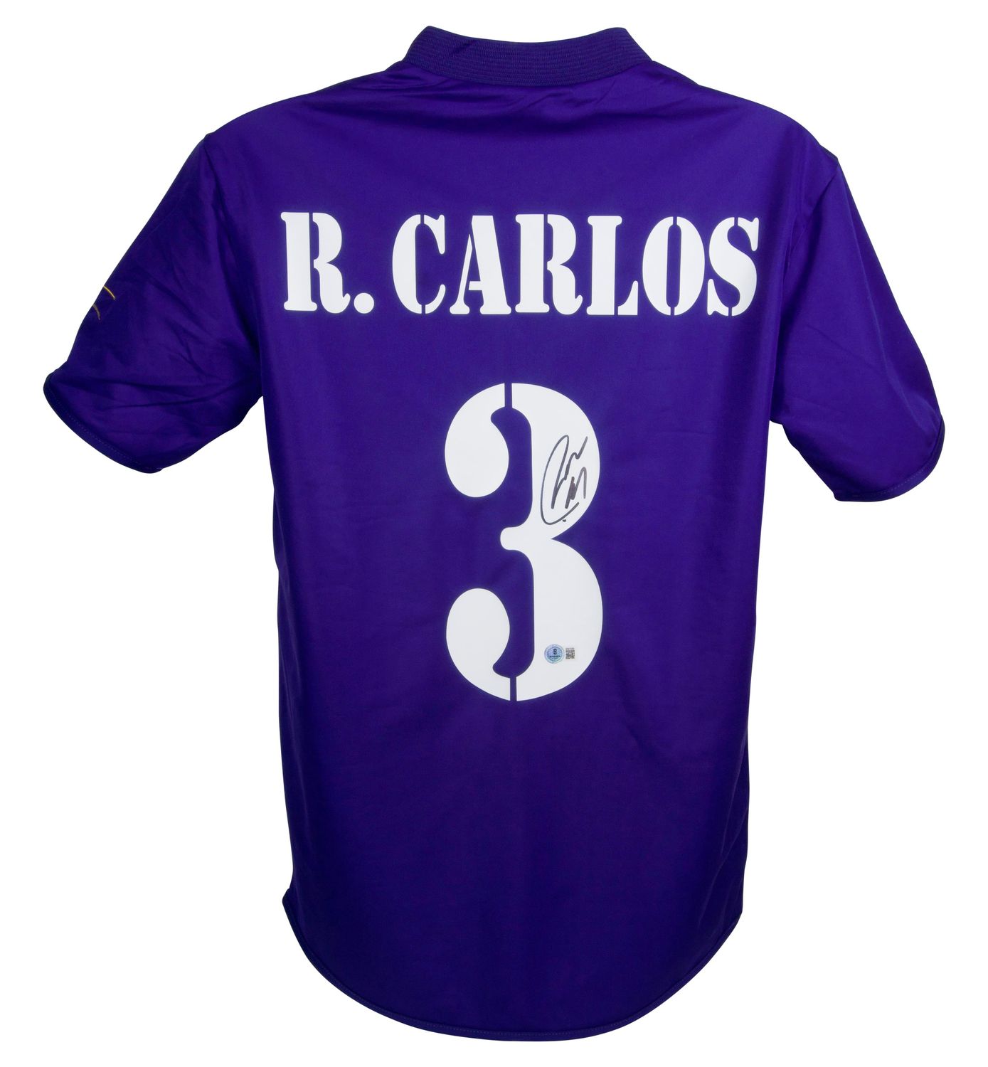 Jersey Roberto Carlos 3 Real Madrid 2002 2003 Autograph Jersey Real Madrid 02/03  Autographed Signed Real Madrid  Roberto Carlos Real Madrid Jersey Autographed Autograph 02/03