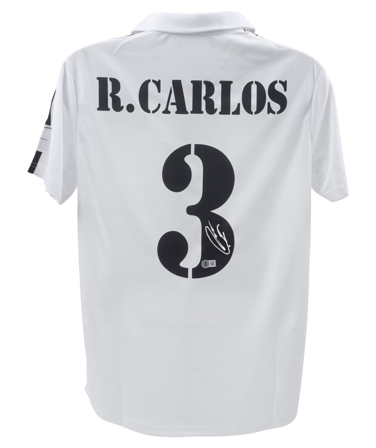 Jersey Roberto Carlos 3 Real Madrid 2001 2002 Autograph Jersey Real Madrid 01/02  Autographed Signed Real Madrid  Roberto Carlos Real Madrid Jersey Autographed Autograph 01-02