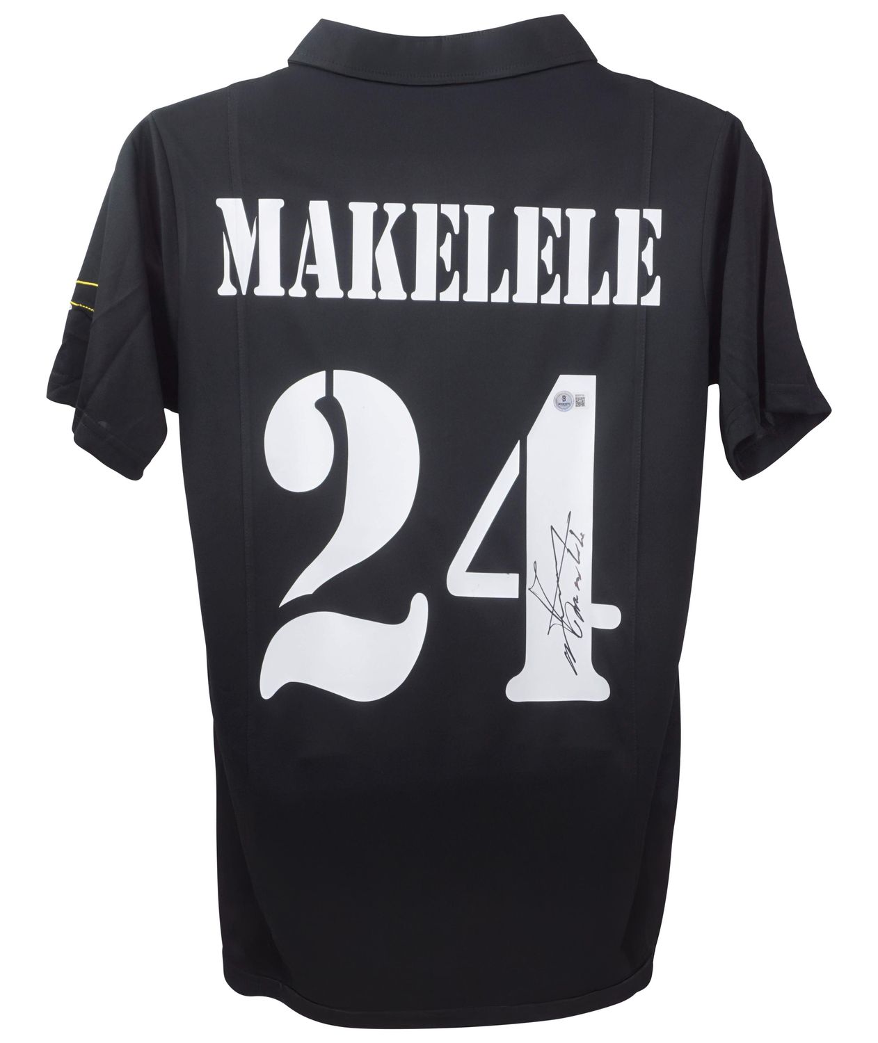 Jersey Claude Makélélé 24 Real Madrid 2002 2003 Autograph Jersey Real Madrid 02/03  Autographed Signed Real Madrid  Claude Makélélé 24  Real Madrid Jersey Autographed Autograph 02/03