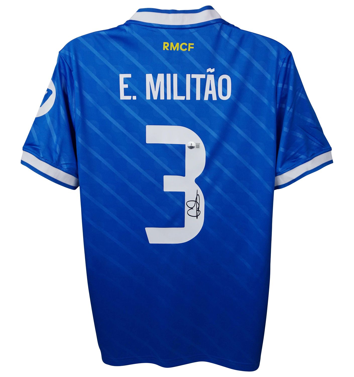 Jersey Militao 3 Real Madrid Signed Autograph MILITAO  Real Madrid Blancos 2025 2026  Autographed Jersey Autograph Militao 25/26  Real Madrid