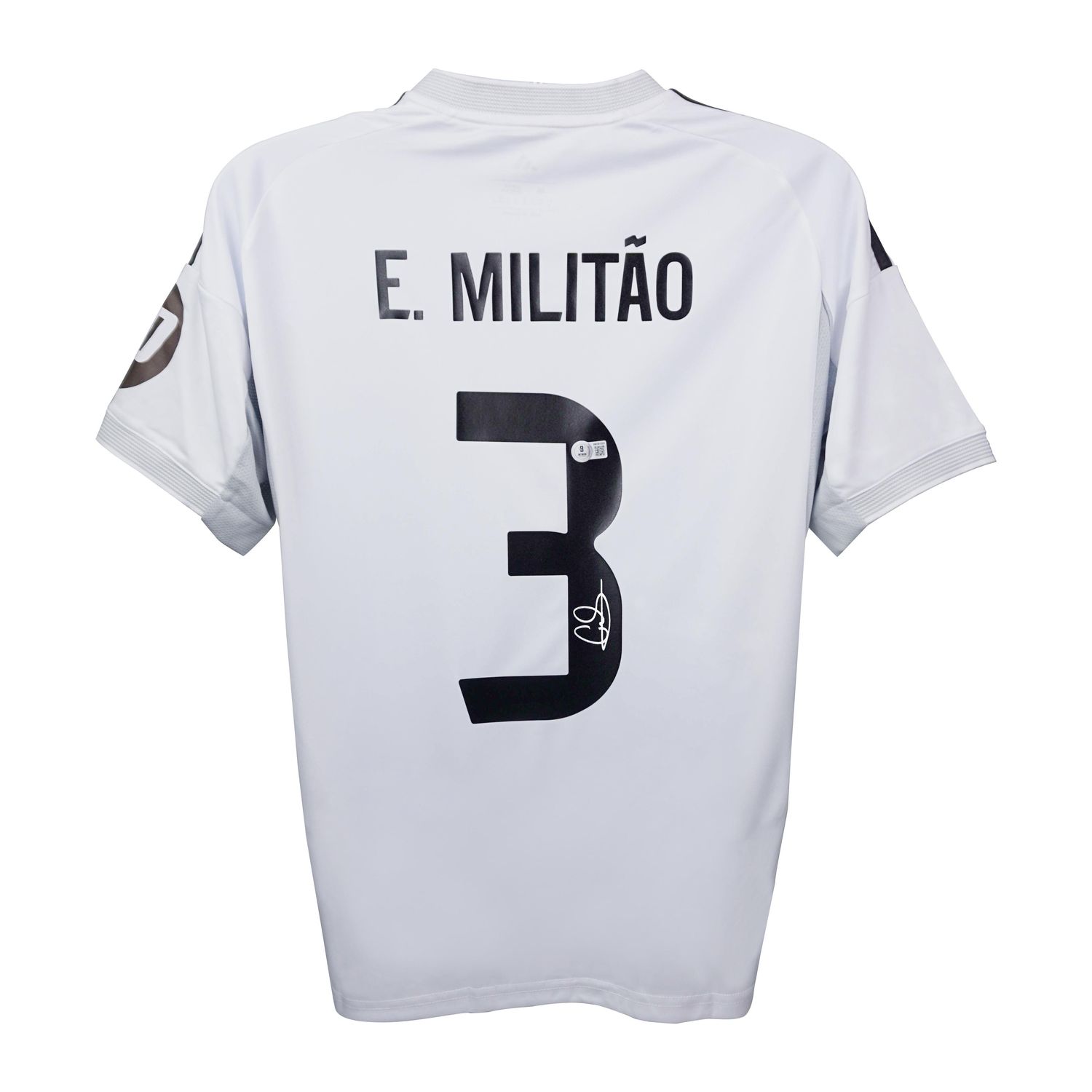Jersey Militao 3 Real Madrid Signed Autograph MILITAO  Real Madrid Blancos 2025 2026  Autographed Jersey Autograph Militao 25/26  Real Madrid