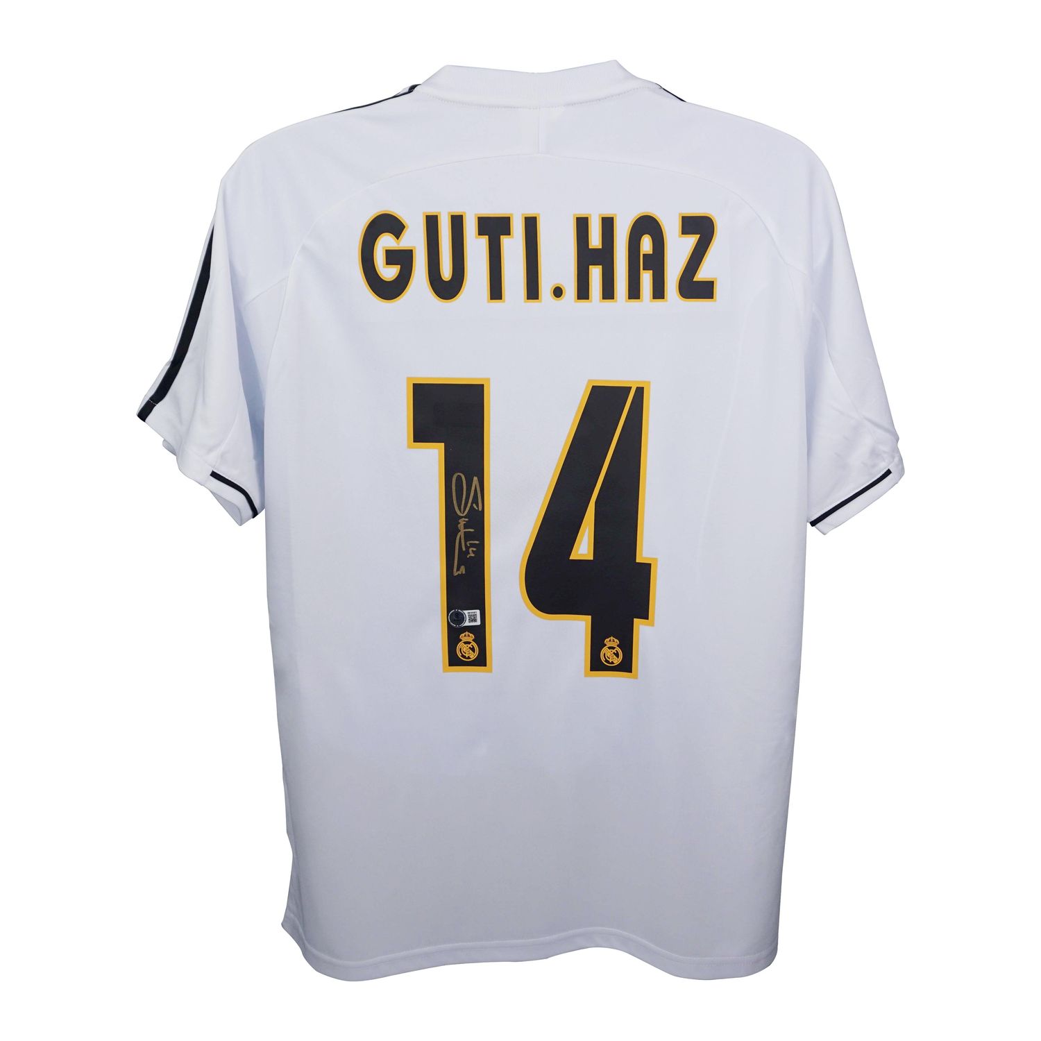 Jersey Guti Hernandez Real Madrid Signed Autograph HERNANDEZ Real Madrid Blancos 2003 2004  Autographed Jersey Autograph Real Madrid 03/04 GUTI   Real Madrid