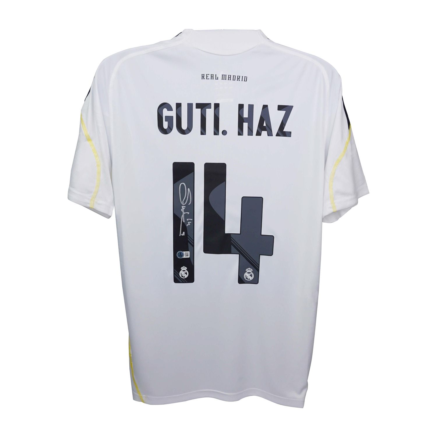 Jersey Guti Hernandez Real Madrid Signed Autograph HERNANDEZ Real Madrid Blancos 2009 2010  Autographed Jersey Autograph Real Madrid 09/10 GUTI   Real Madrid
