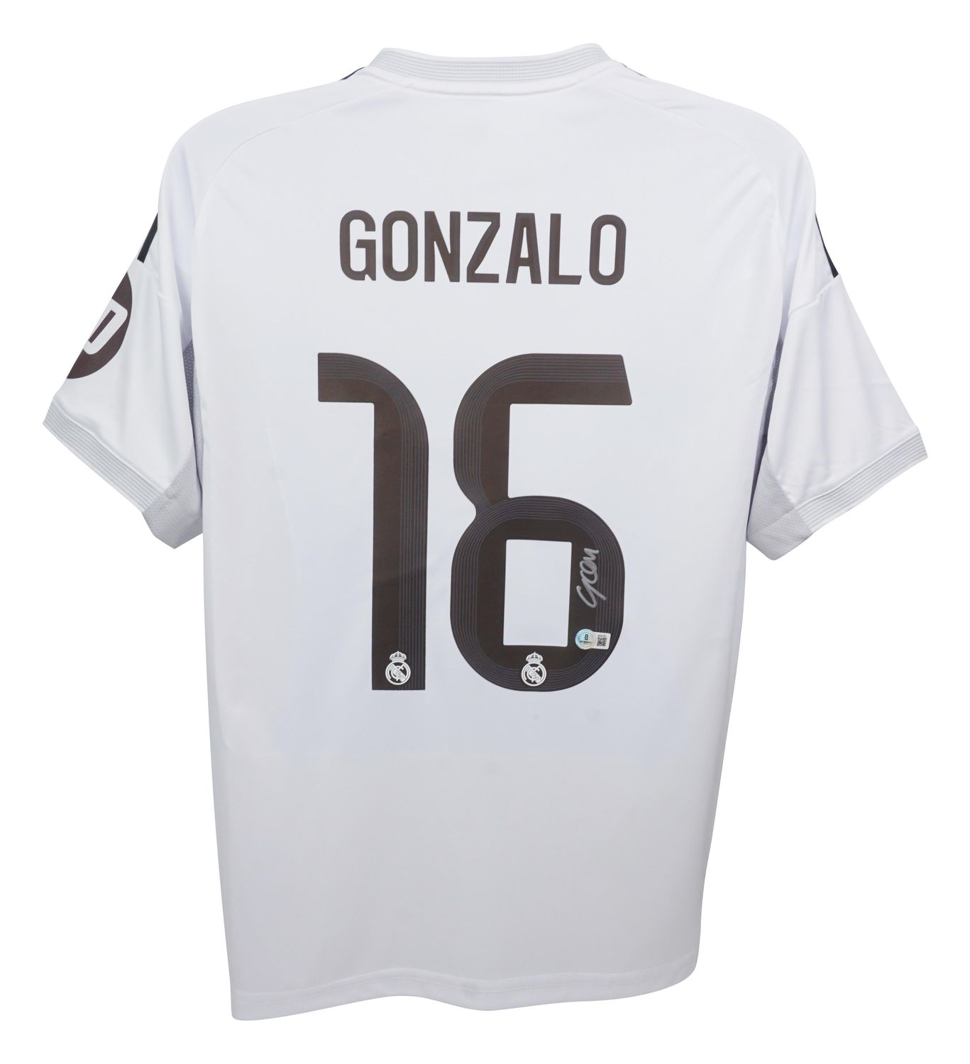 Jersey Real Madrid 2025  2026  Jersey Signed Gonzalo Garcia 16  Autographed Autograph GONZALO  Beckett Autograph Garcia Real Madrid 25/26 GARCIA