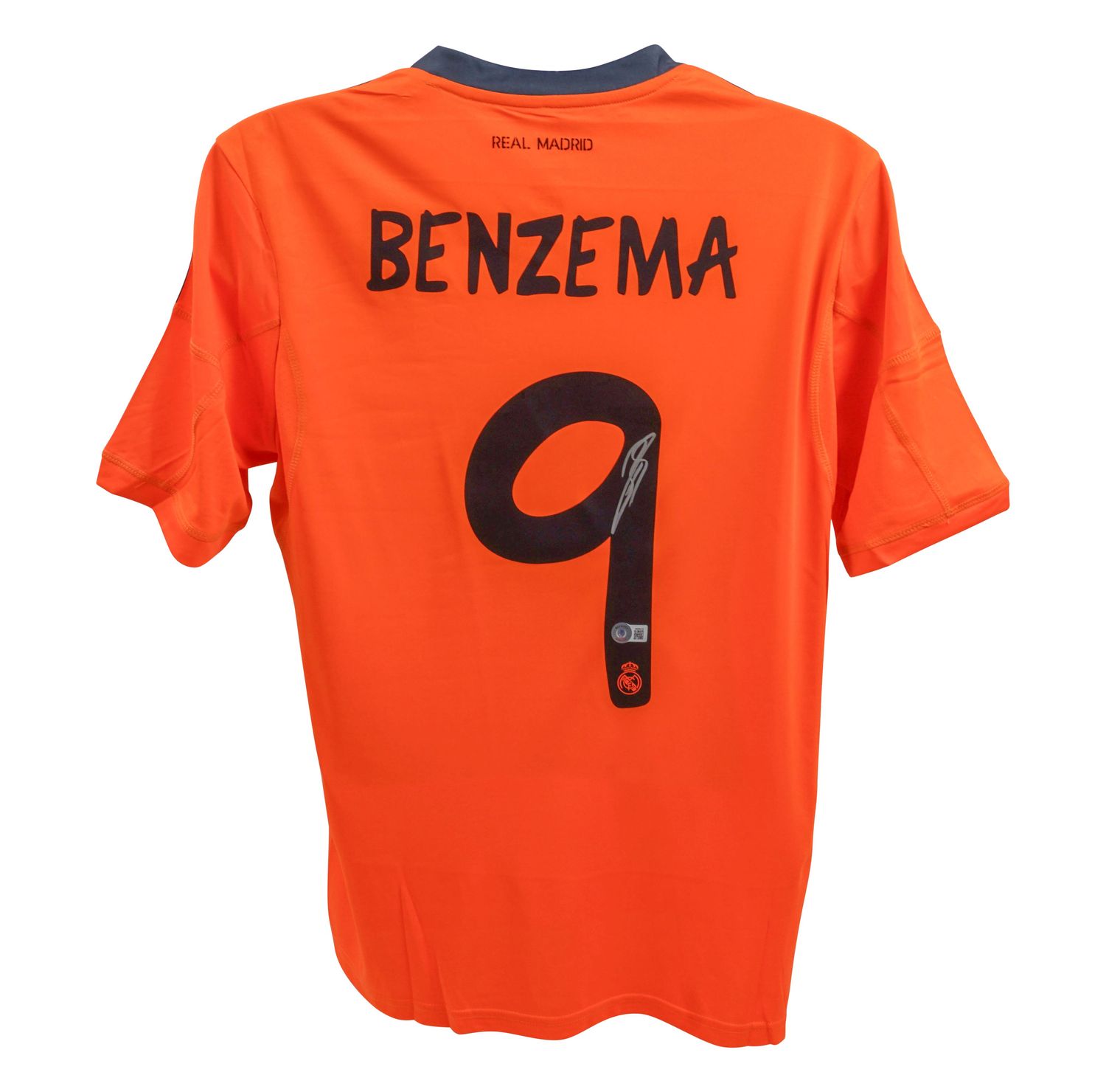 Jersey Karim Benzema 9  Real Madrid Signed Autograph BENZEMA Real Madrid Blancos 2013 2014  Autographed Jersey Autograph Karim Benzema 13/14 Real Madrid