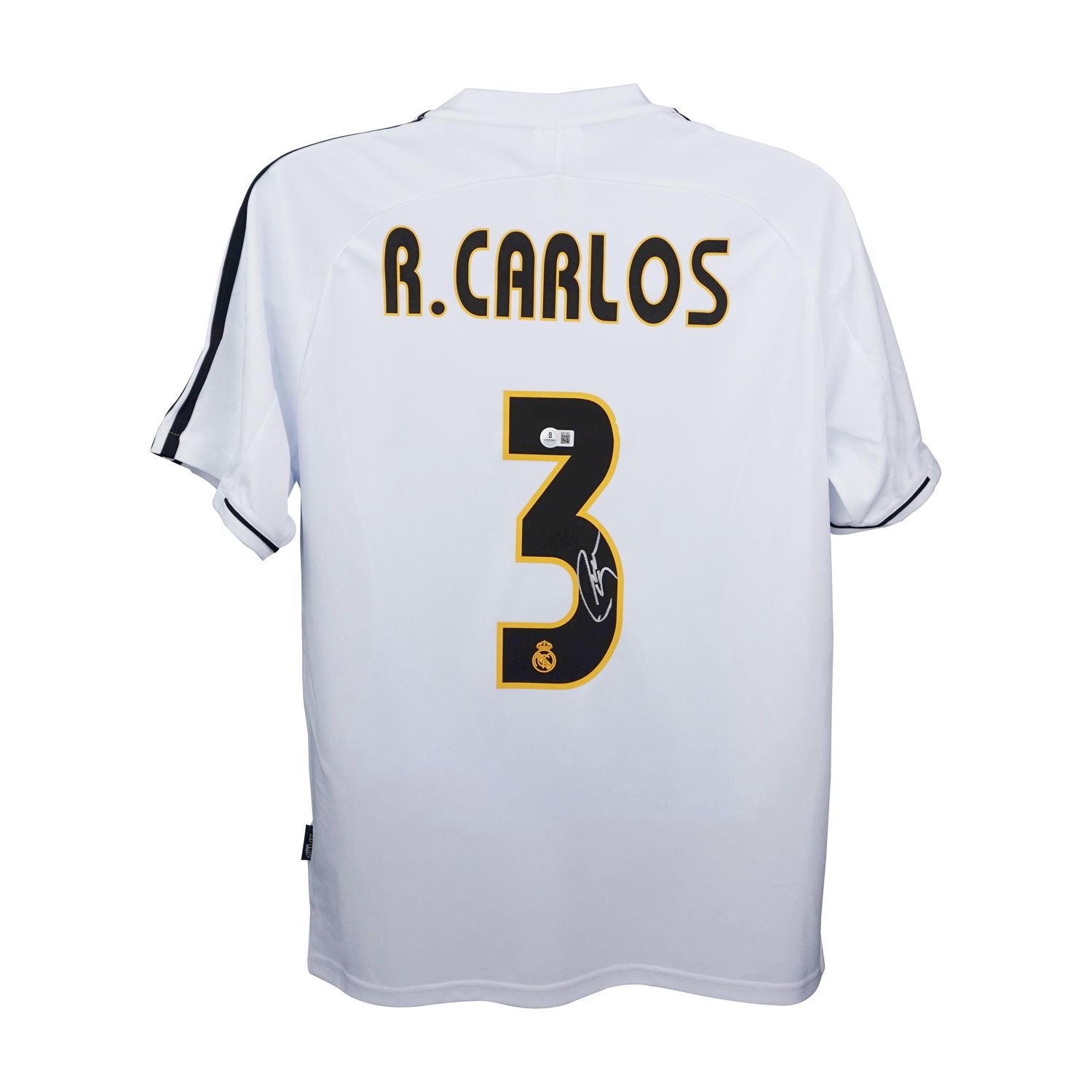 Jersey Roberto Carlos 3 Real Madrid 2002 2003 Autograph Jersey Real Madrid 02/03  Autographed Signed Real Madrid  Roberto Carlos Real Madrid Jersey Autographed Autograph 02/03