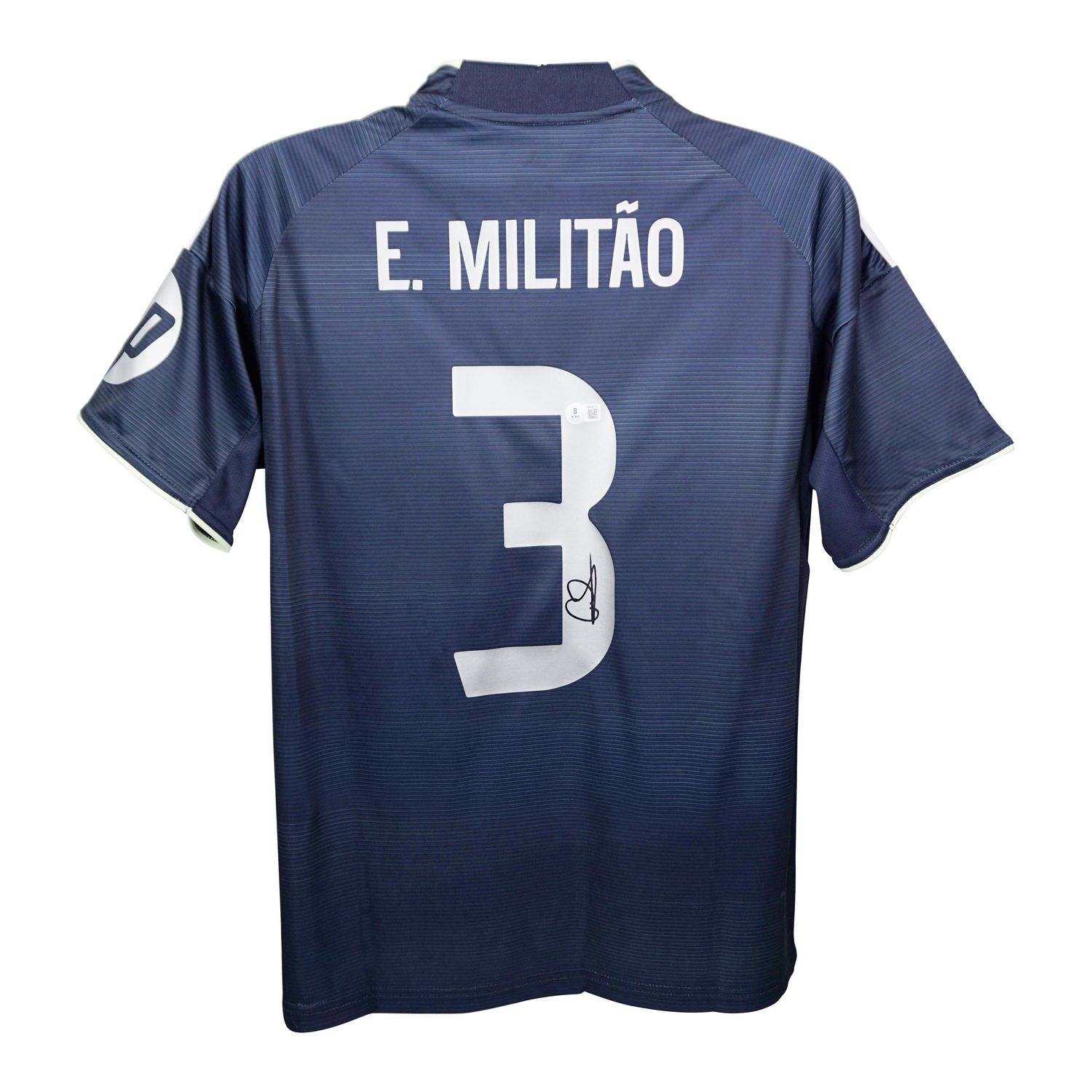 Jersey Militao 3 Real Madrid Signed Autograph MILITAO  Real Madrid Blancos 2025 2026  Autographed Jersey Autograph Militao 25/26  Real Madrid