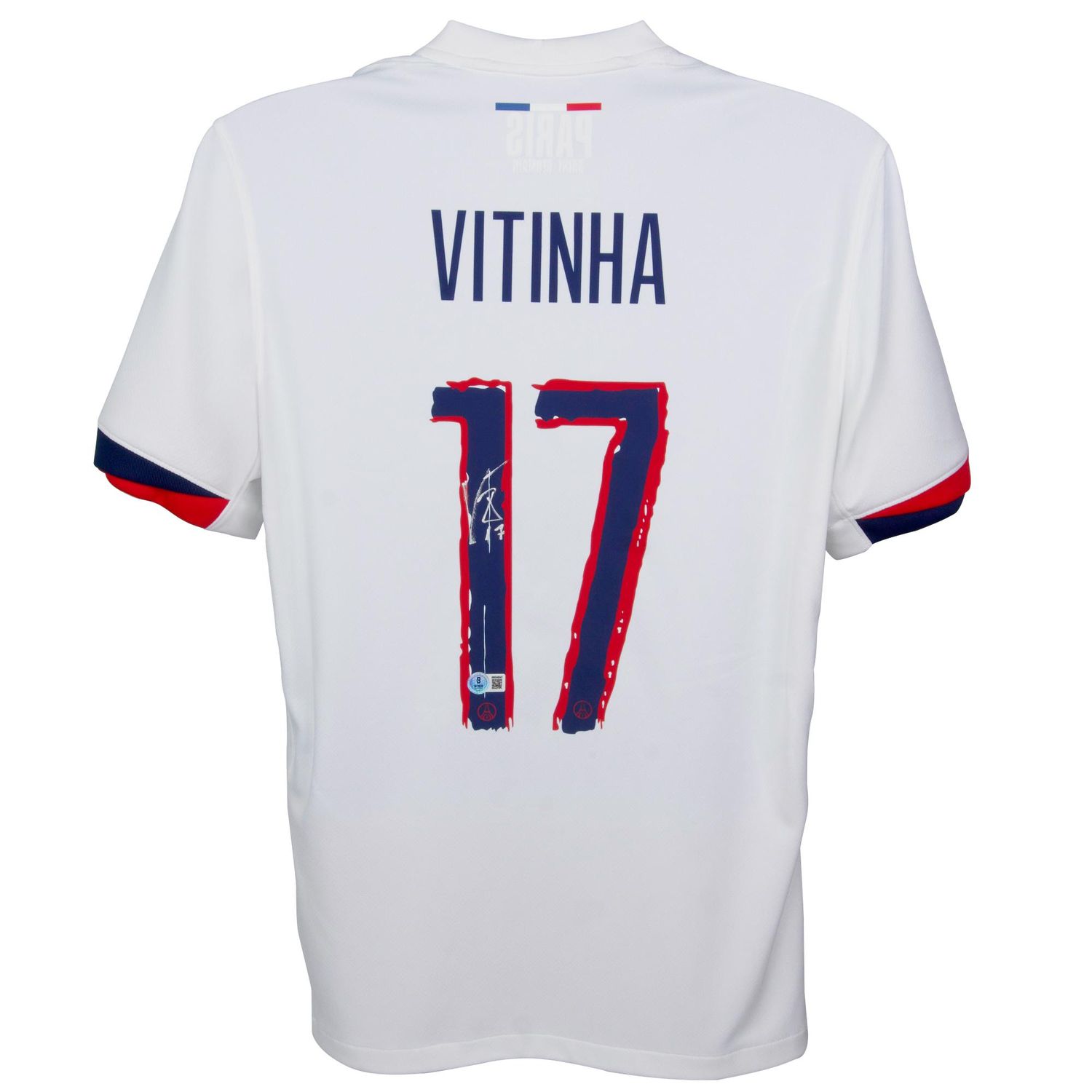Vitinha 17 Paris St Germain Jersey Signed Autographed Jersey Autograph VITHINA Signed Autograph Jersey Psg 2024 2025