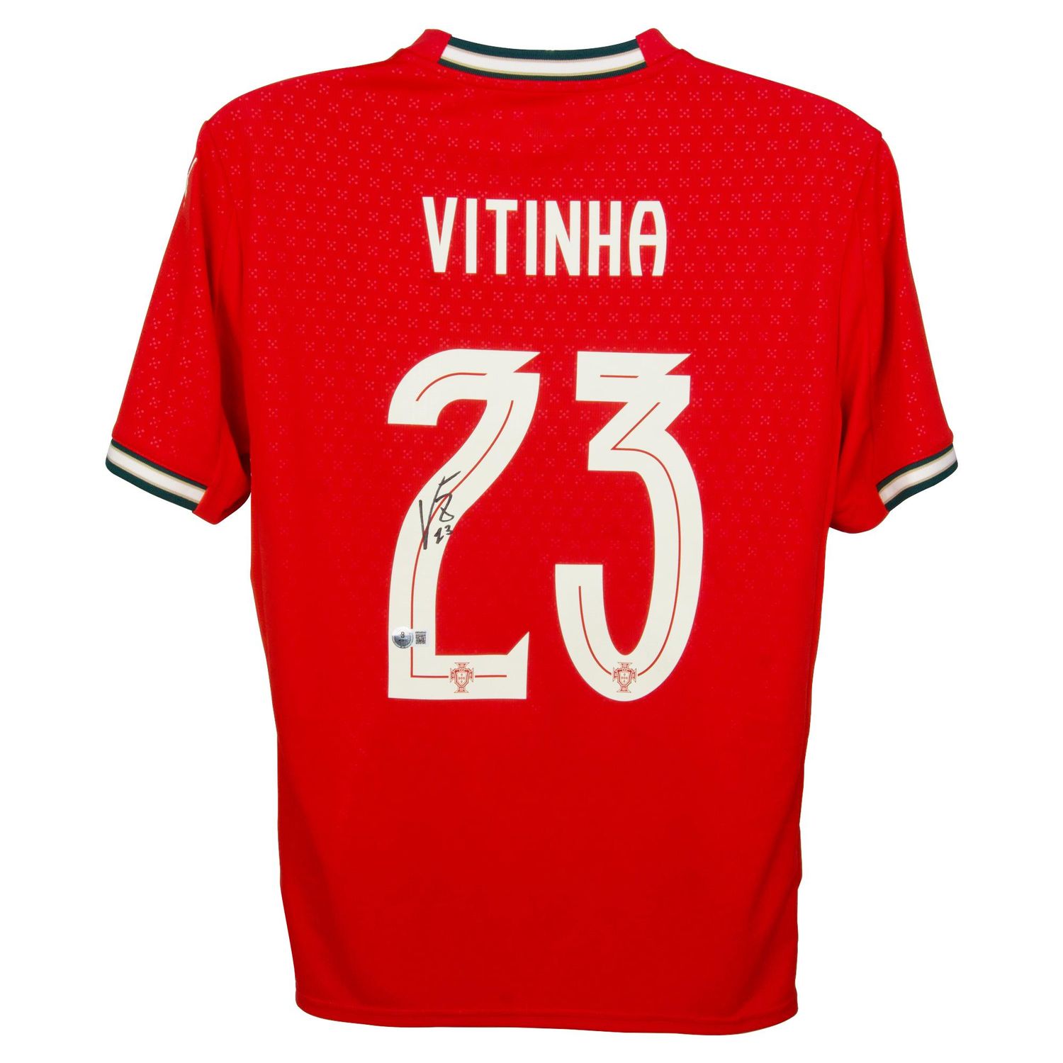Vitinha 23 Portugal National Jersey Signed Autographed Jersey Autograph VITHINA Signed Autograph Jersey Portugal  2025 2026