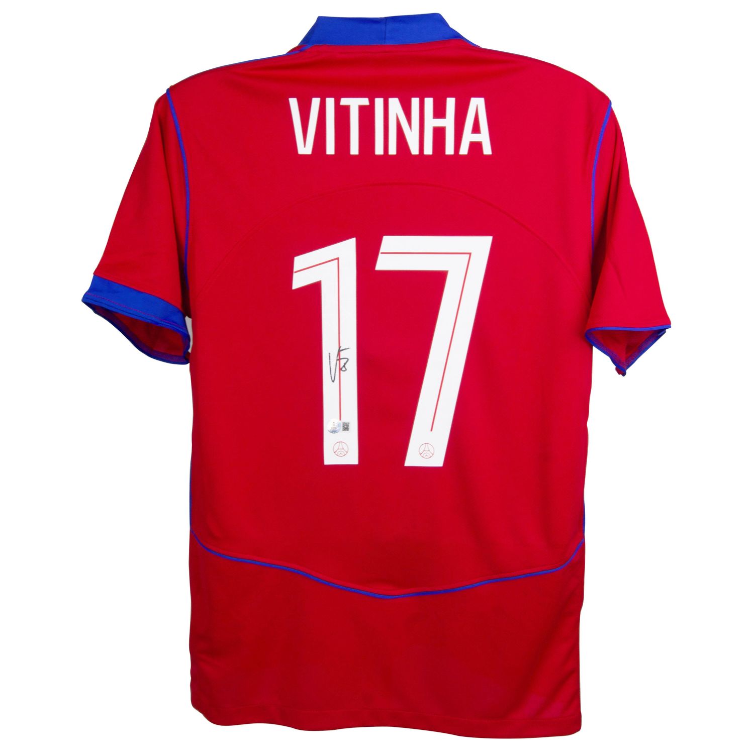 Vitinha 17 Paris St Germain Jersey Signed Autographed Jersey Autograph VITHINA Signed Autograph Jersey Psg 2025 2026