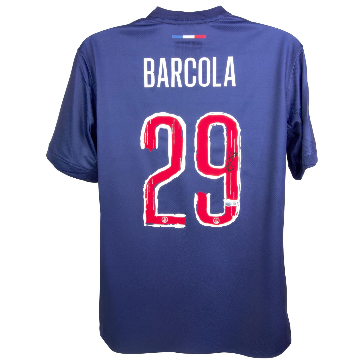 Barcola 29  Paris St Germain Jersey Signed Autographed Jersey Autograph BARCOLA Signed Autograph Jersey Psg 2025 2026