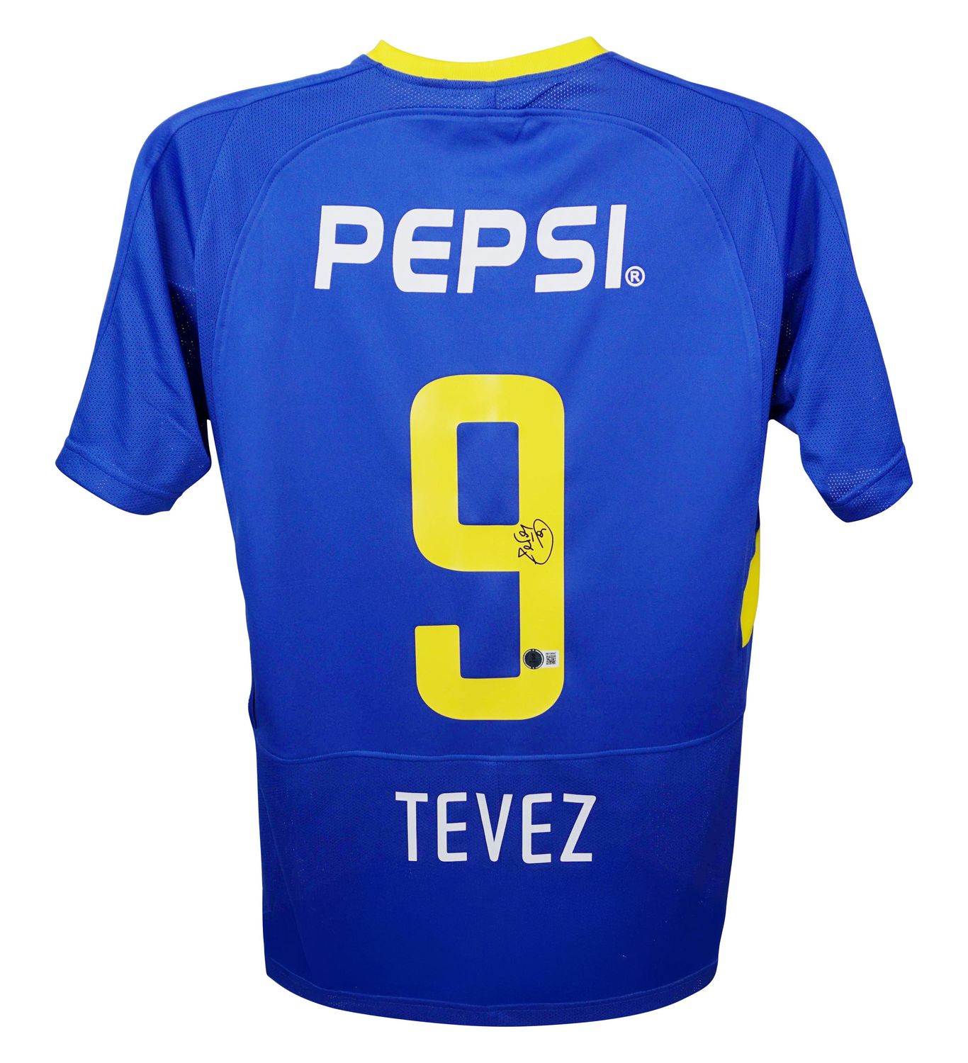 Jersey Carlos Tevez 9 Boca Juniors 2002 2003  Sign Autograph Jersey Signed 02/03 Boca Juniors  Tevez 9 TEVEZ Autograph 9