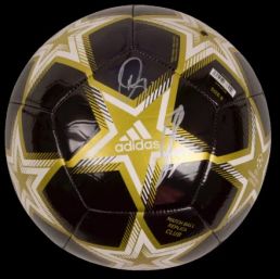 Benzema Vinicius Jr autographed ball Benzema &amp; Vinicius Jr  autographed autographed ball BENZEMA VINICIUS  Ball Signed Autographed Autographs  Benzema Vinicius  Authentication: Beckett Hologram  Actua