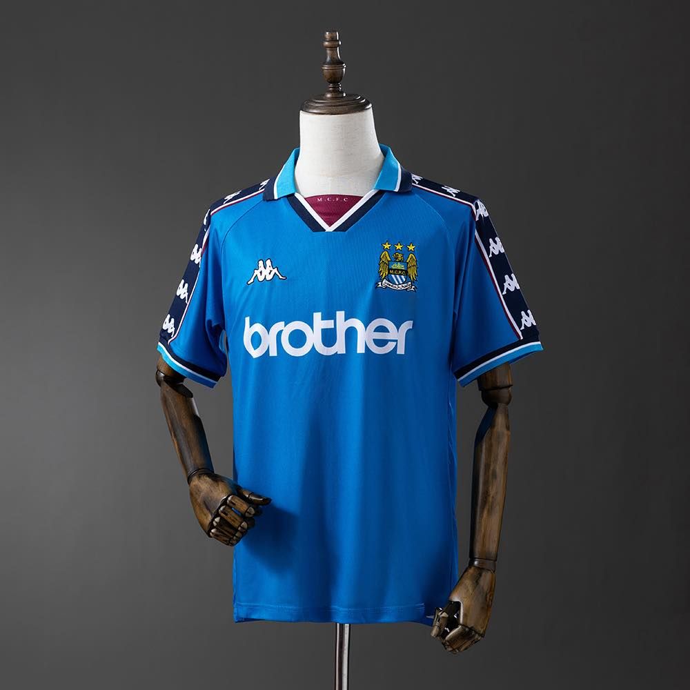 Manchester City Jersey Man City Retro 1997 1999