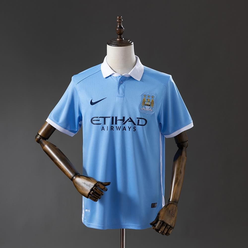 Manchester City Jersey Man City Retro 2015 2016
