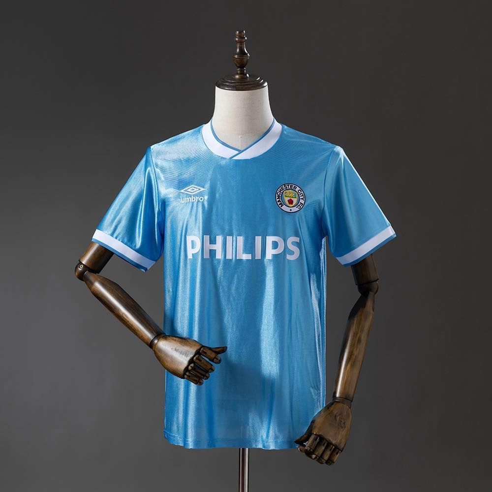 Manchester City Jersey Man City Retro 1986 1987
