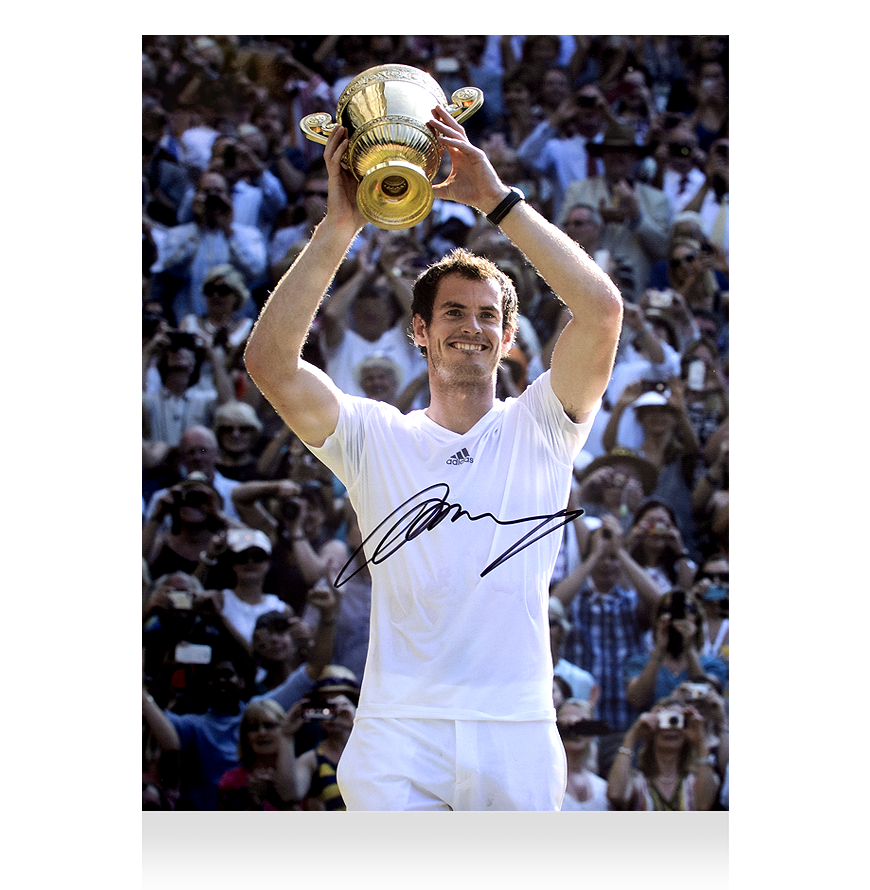Andy Murray Signed Photo Murray Autograph Photo Wimbledon 2013 Winner Autographed Photo  ICONS