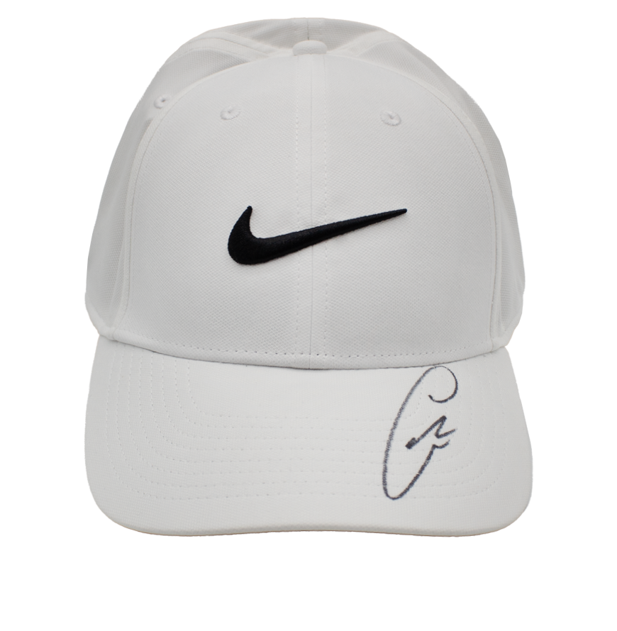Carlos Alcaraz Signed Carlos Alcaraz Signed Signed Nike Dri-fit Club Structured Swoosh Cap Autograph Carlos Alcaraz Autographed   ICONS
