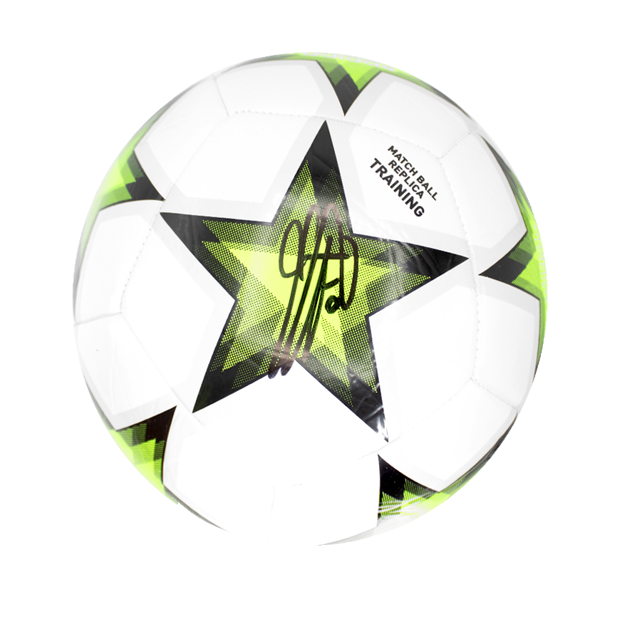 Clarence Seedorf Signed Uefa Champions League Football Ball Autographed Ball Seedorf Signed Autograph ICONS SEEDORF