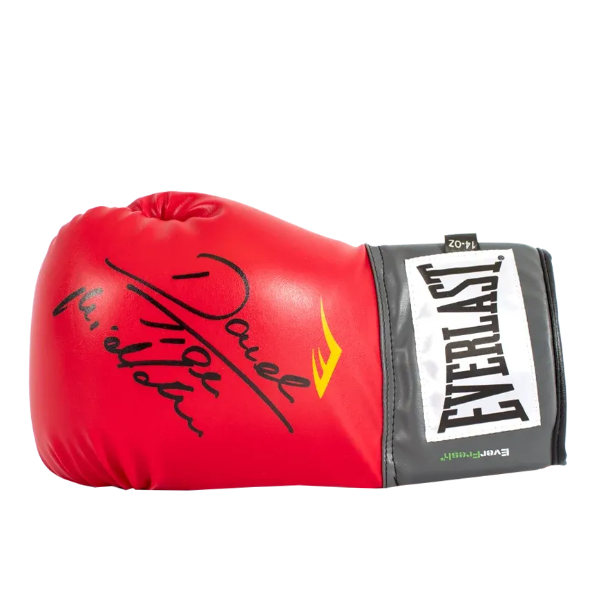 Dariusz Michalczewski Signed Red Everlast Boxing Glove  Signed Autograph Autographed Glove ICONS