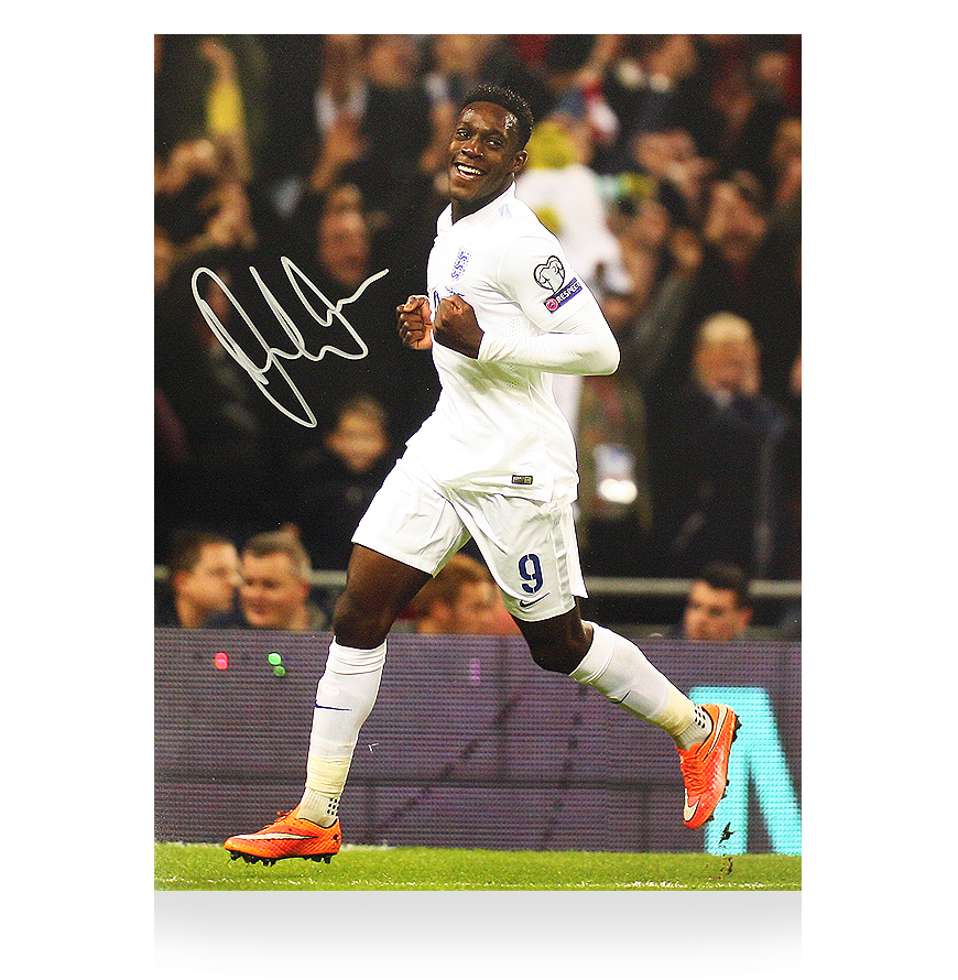 Danny Welbeck Signed England Photo Autograph  WELLBECK Autographed  ICONS