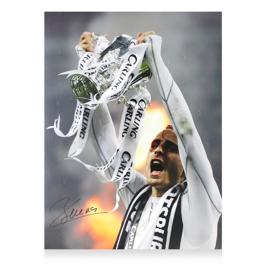 Dimitar Berbatov Signed Tottenham Hotspur Photo: Carling Cup Winner  Signed autograph Signed Photo Autographed