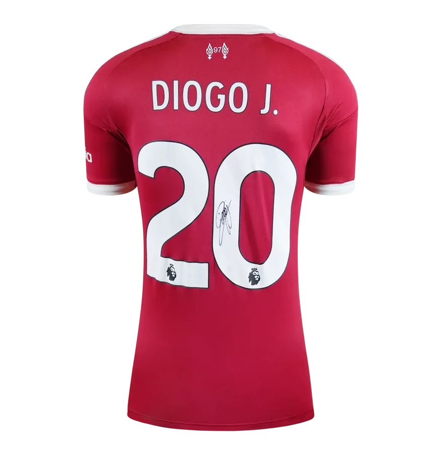 Diogo Jota Back Signed Liverpool 2025-26 Home Shirt Home Shirt Jersey Liverpool DIOGO JOTA 25/26 Autograph Autographed  ICONS