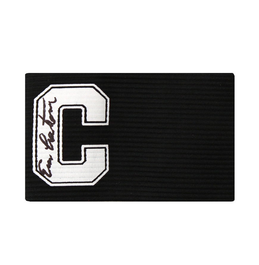 Autograph Eric Cantona Eric Cantona Eric Cantona Signed Captains Armband ICONS Autographed Autograph Cantona   Autographed
