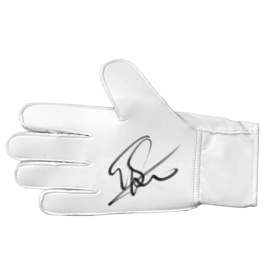Autograph Edwin van der Sar Signed Adidas Goalkeeper Glove ICONS Autographed Autograph VAN DER SAR Autographed
