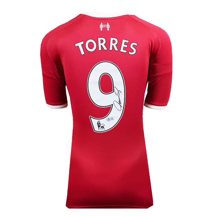 Fernando Torres Back Signed Liverpool 2025-26 Home Shirt Jersey Liverpool TORRES FERNANDO 25/26 Autograph Autographed  ICONS