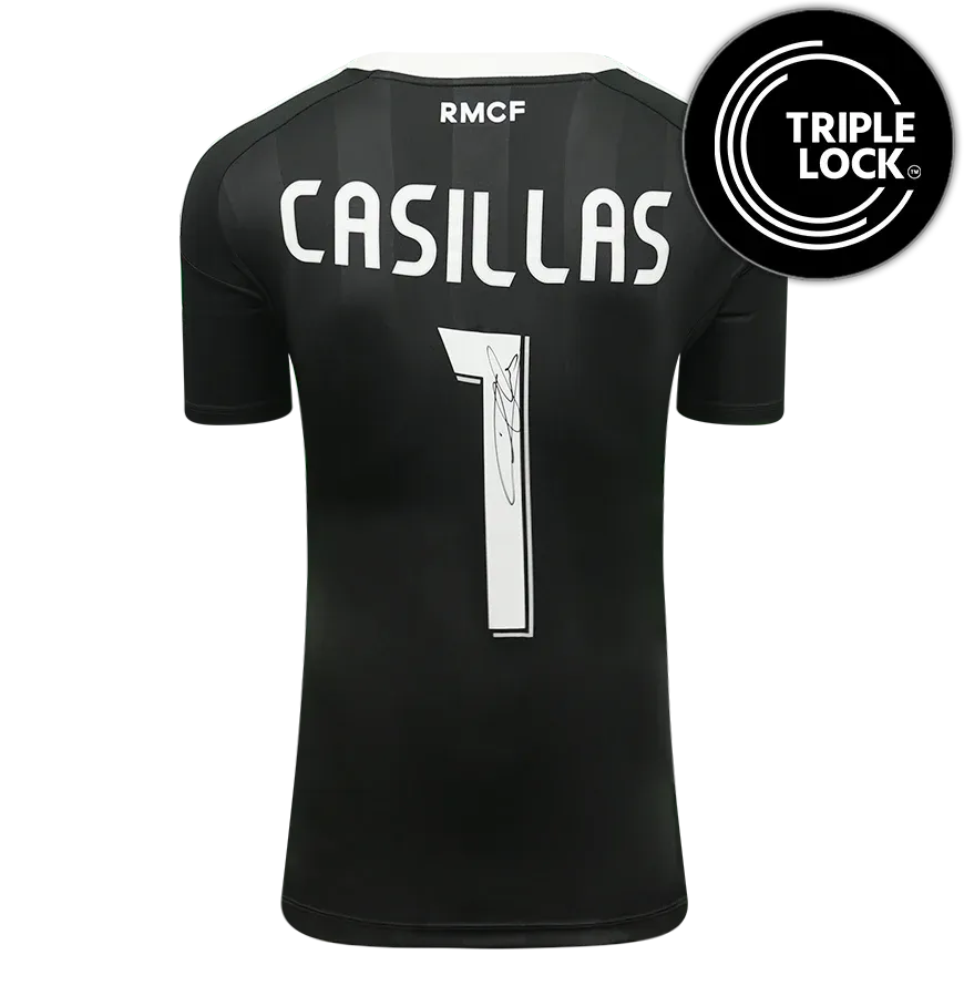 Iker Casillas Back Signed Real Madrid 2025-26 Goalkeeper Third Shirt Real Madrid Signed Autographed Autograph Authentication: ICONS Hologram  Actual delivery time: