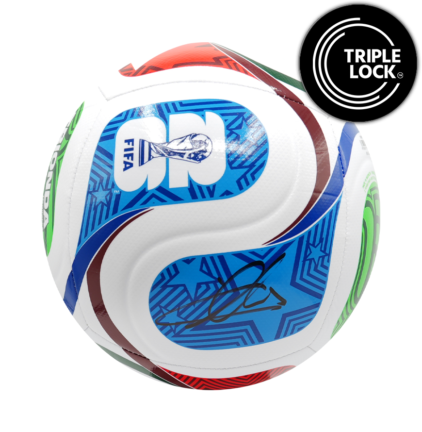 Pallone da calcio autografato da Iker Casillas, Coppa del Mondo FIFA 2026, Spagna, Finale, con autenticazione.  Autenticazione: Ologramma ICONS  Tempi di consegna effettivi: 10-20 giorni. Una volta effettuato l'ordine, riceverai tutte le informazioni