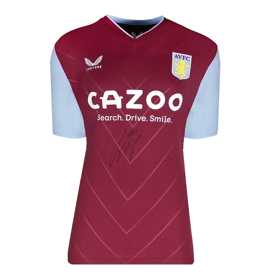 Jack Grealish Front Signed Aston Villa 2022-23 Home Shirt Signed Jersey Autograph Grealish  Autograph Autographed  ICONS