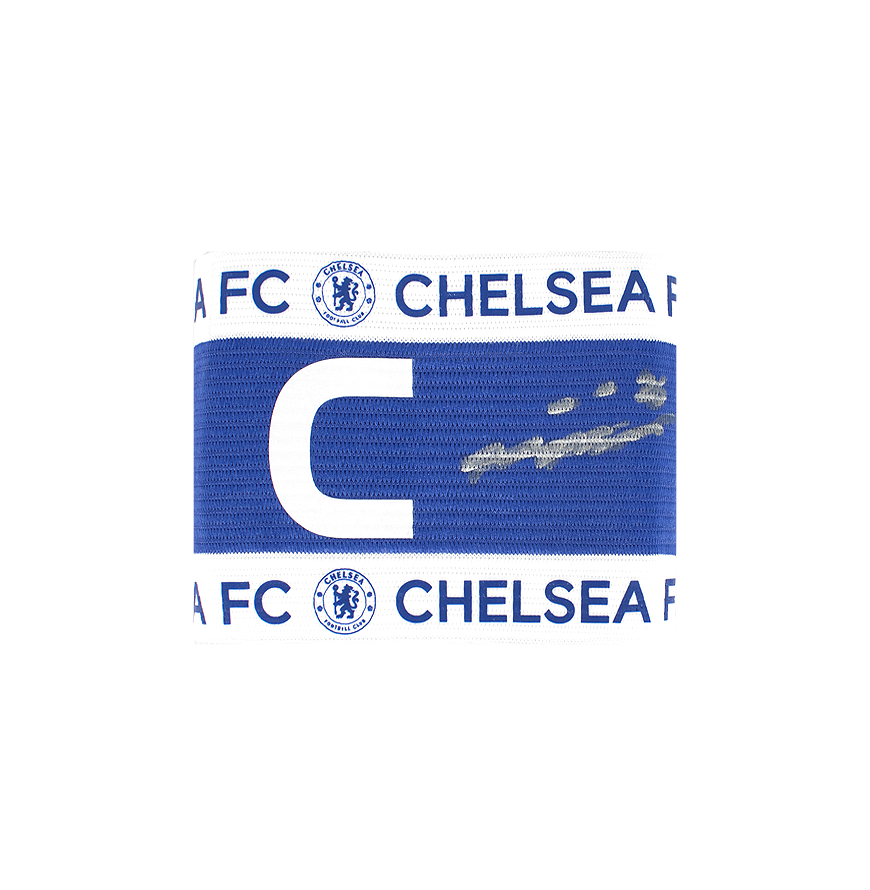 John Terry Signed Captain's Armband TERRY CHELSEA RETRO Autograph Autographed  ICONS