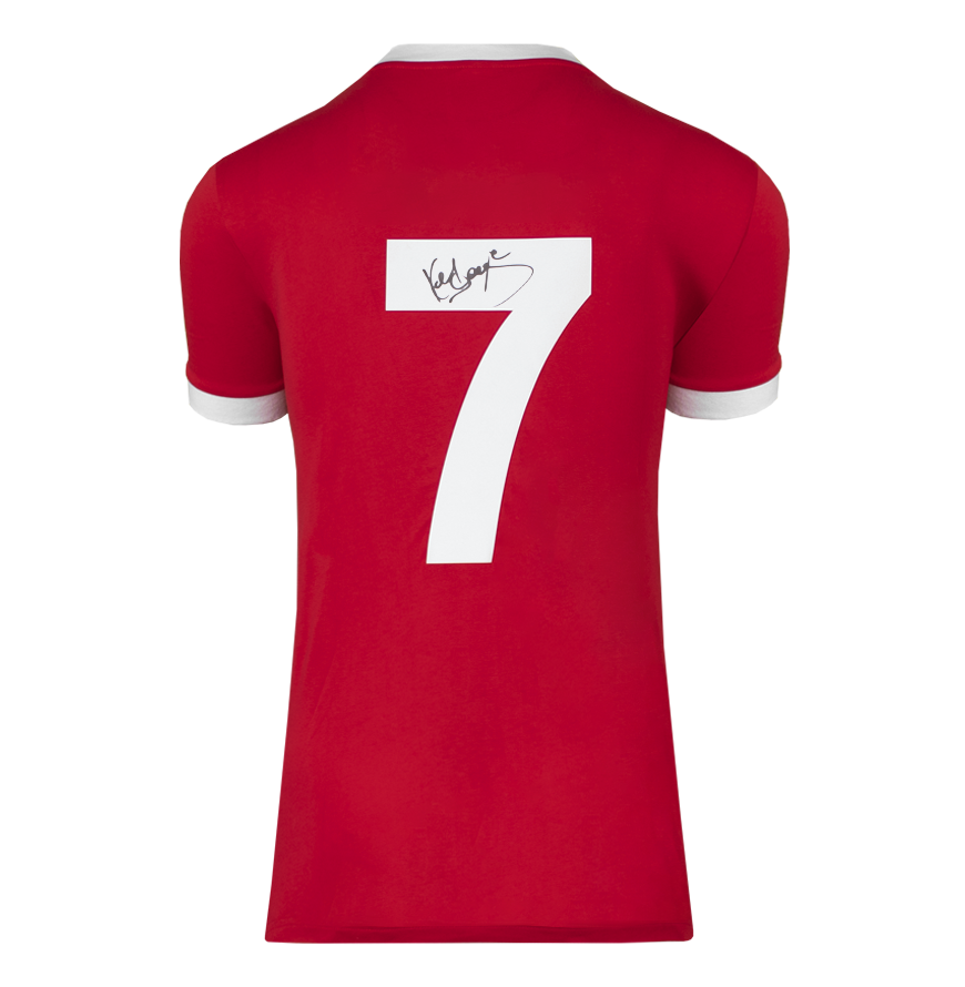 Camisola oficial do Liverpool FC de 1978, assinada por Kenny Dalglish (costas). Autógrafo de DALGLISH 7. Autenticação ICONS.  Autenticação: ICONS Holograma.  Prazo de entrega: 10 a 20 dias.  Após a confirmação do seu pedido, receberá todas as informa