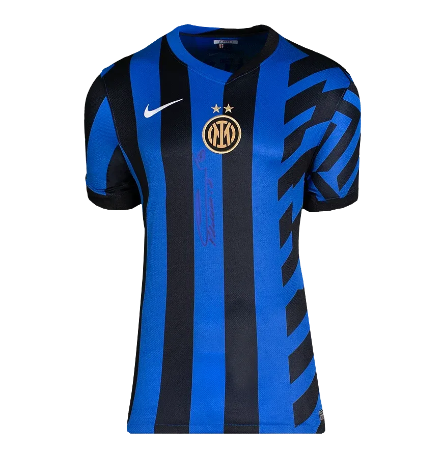 Maglia Lautaro Martinez Inter 24/25 Autografata Autografata Autografata Maglia Inter Lautaro Martinez Inter Milan 2024 2025 Maglia Inter Firmata Autografata Autografata
