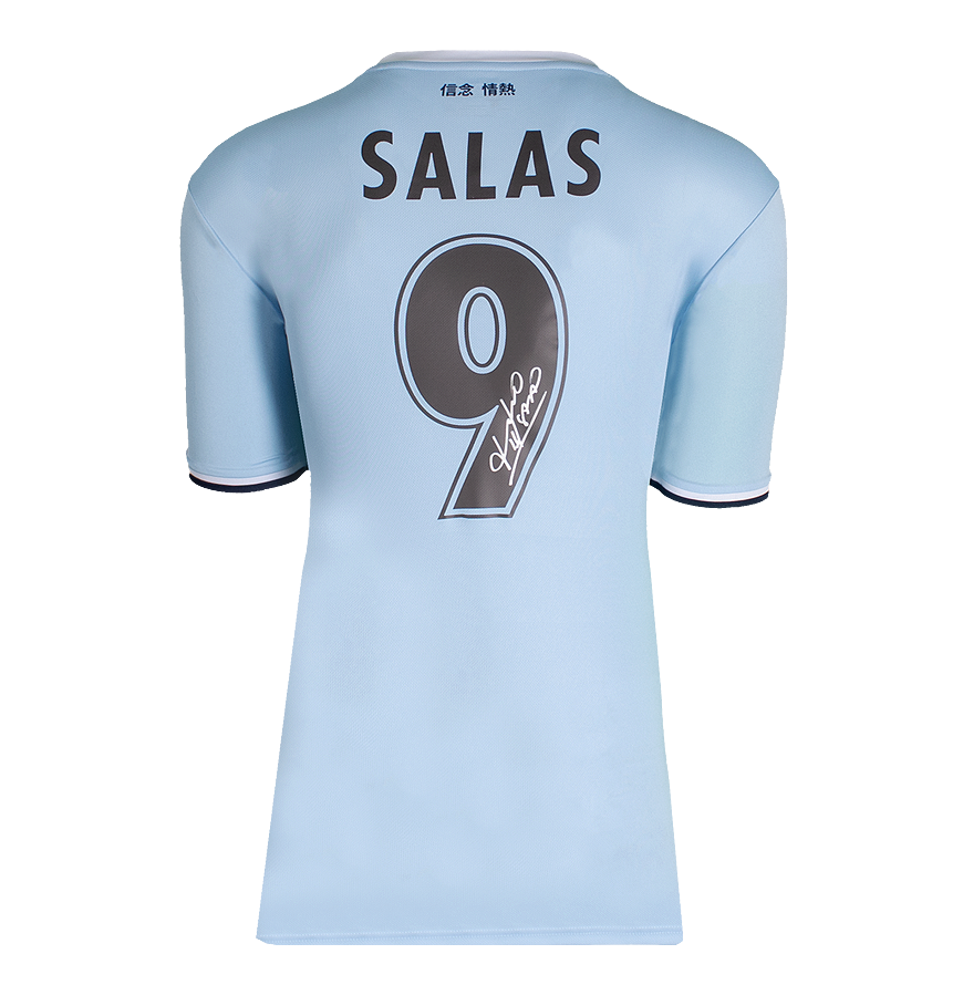 Marcelo Salas Back Signed SS Lazio Modern Home Shirt Shirt Jersey Autographed Autograph Salas Lazio Signed  Jersey   ICONS