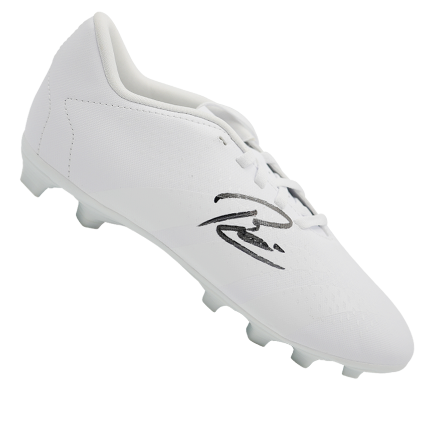 Rafael Leao Signed Adidas White Boot Shoe Autograph Leao Signed Autographed Boot   Ac Milan  ICONS