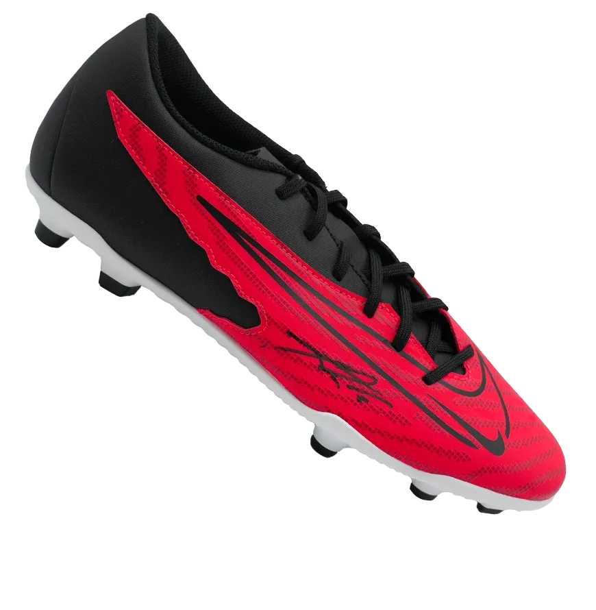 Rodri Signed Nike Football Boot Autographed Autograph Signed Man City Rodri Shoe   ICONS