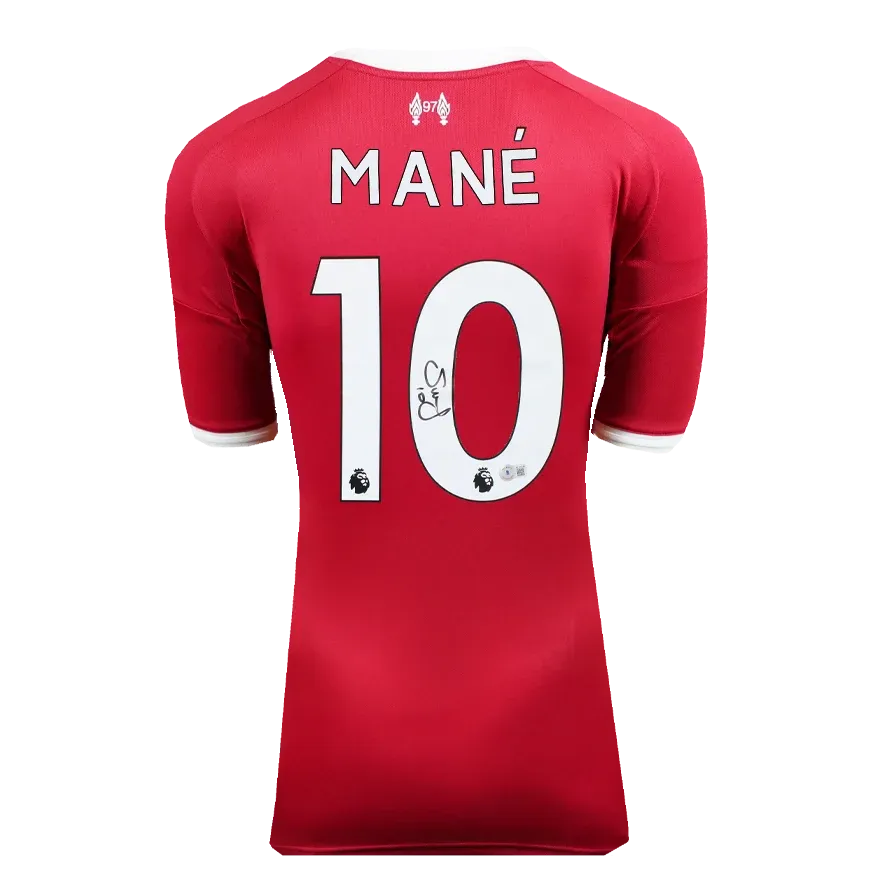 Sadio Mane Back Signed Liverpool 2025-26 Home Shirt Home Shirt Jersey Liverpool MANE  25/26 Autograph Jersey  Autographed  ICONS