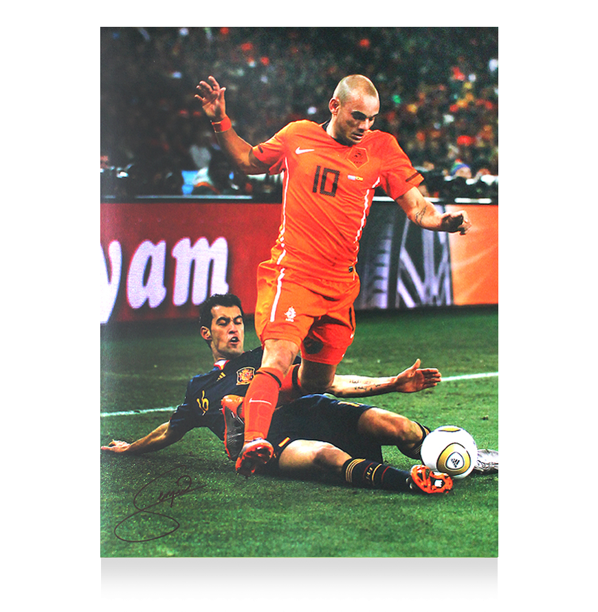 Sergio Busquets Signed Spain Photo: FIFA World Cup Final Signed Autograph Budquets Autographed Retro Spain Photo  Autographed ICONS