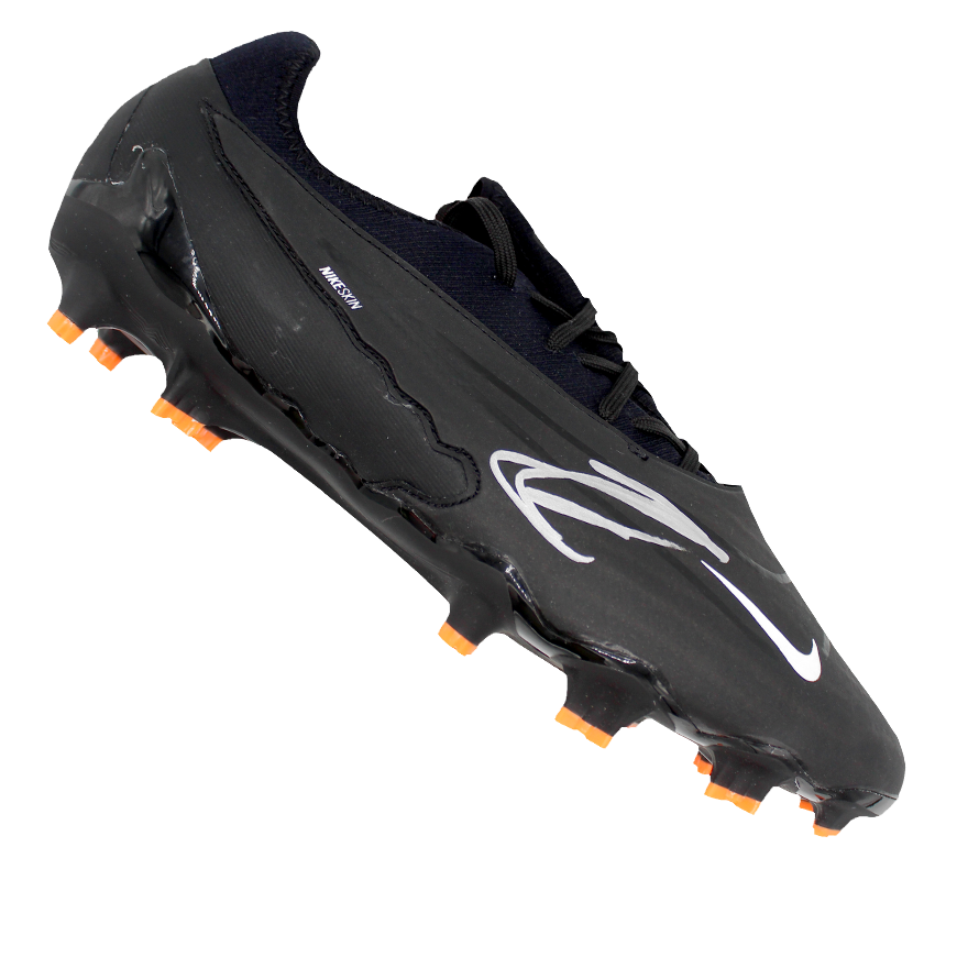 Zlatan Ibrahimovic Signed Black Nike Phantom GX Pro FG Boot IBRACADABRA   Shoe Signed Autograph Autographed Signed Home Shoe ICONS Ibrahimovic