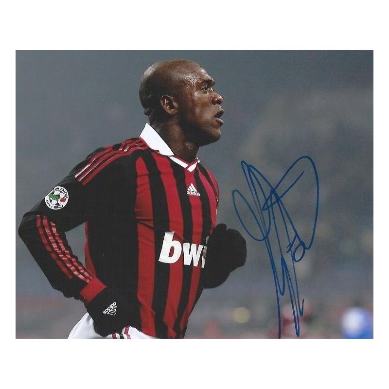 Ac Milan Clarence Seedorf  autograph  Signed photo 8x10 inch. Autographed Signed SEEDORF   Milan Autographed CLARENCE SEEDORF