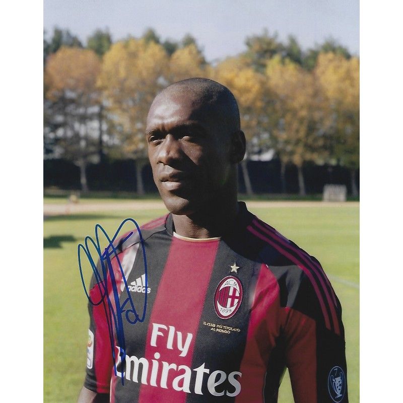 Ac Milan Clarence Seedorf  autograph  Signed photo 8x10 inch. Autographed Signed SEEDORF   Milan Autographed CLARENCE SEEDORF